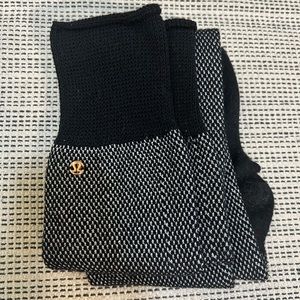 lululemon After Asana Over the Knee Knit Merino Wool Long Socks Black OS W9E74S